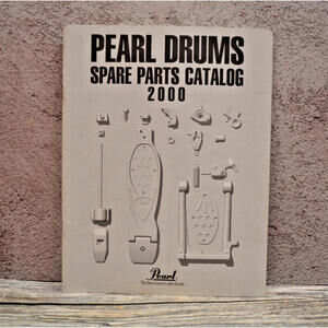 Pearl Drums Spare Parts Catalog 2000 – Original Vintage Drum Hardware Booklet⚫